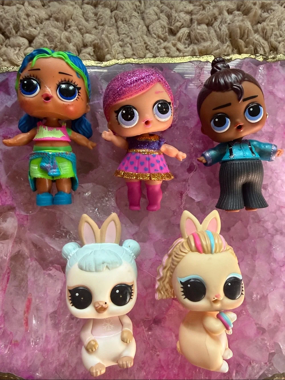 LOL Surprise Lot- MR. BABY, 80’s Bunny, BOOM B.B, Baby Glitter, Snow Bunny 🐰